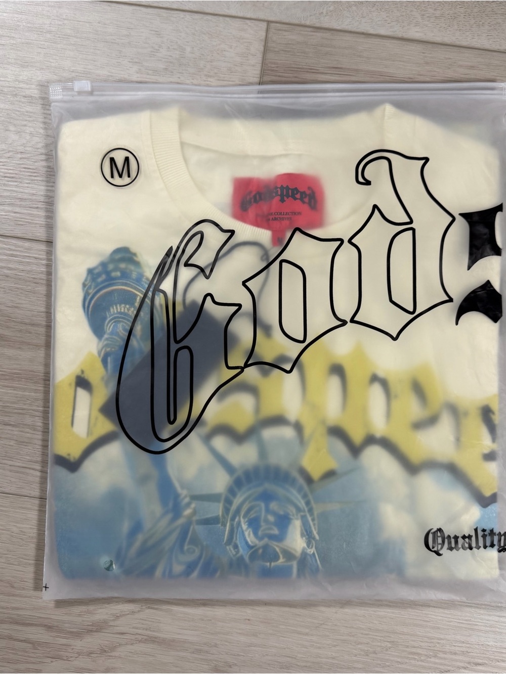 Godspeed Chrome Liberty T-Shirt tee medium - Picture 4 of 9